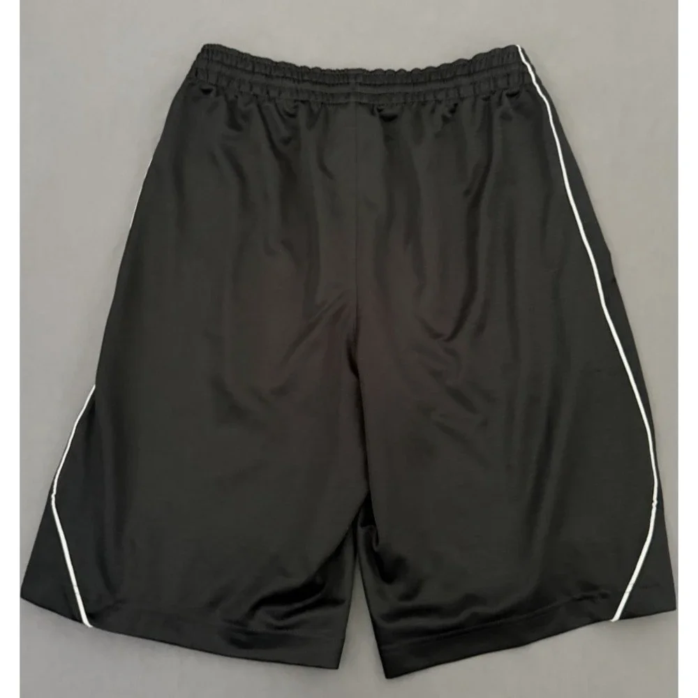 Nike Basketball Shorts Mens Size Small Black White Pockets Elastic Waist 405996